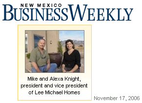 Custom Home Building in New Mexico Business Weekly