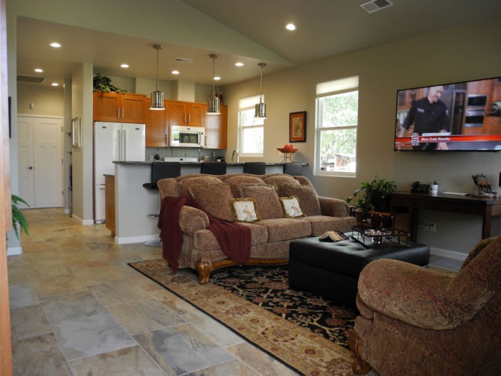 north valley casita custom home living room