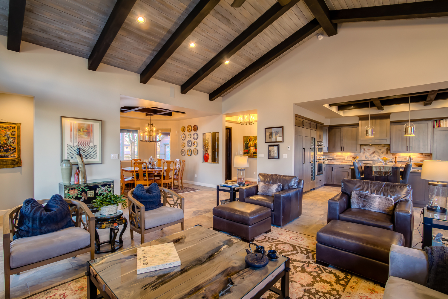 North Valley Custom Home Great Room Lee Michael Homes Custom Builders